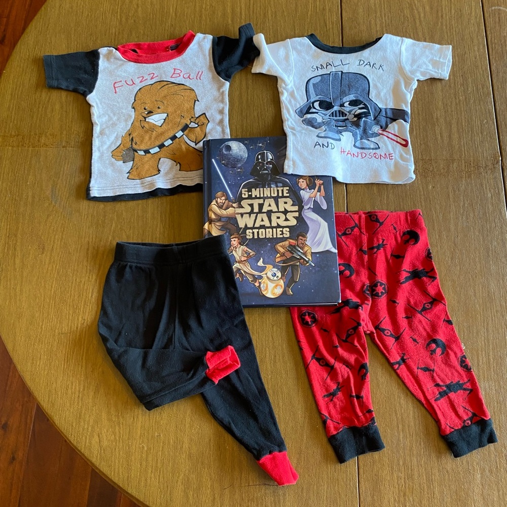 Star Wars PJ Sets and Book